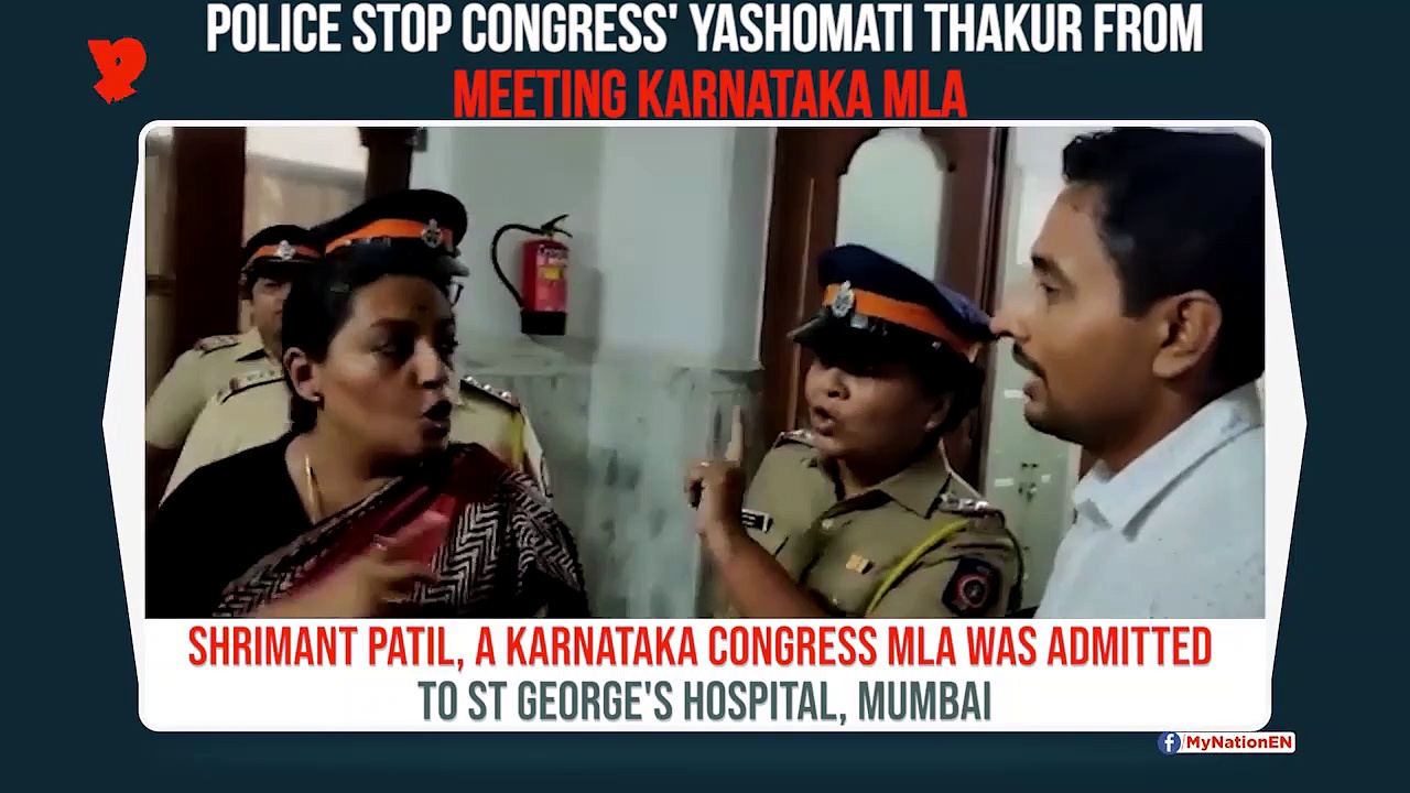 Congress leader stopped from meeting Karnataka MLA in hospital