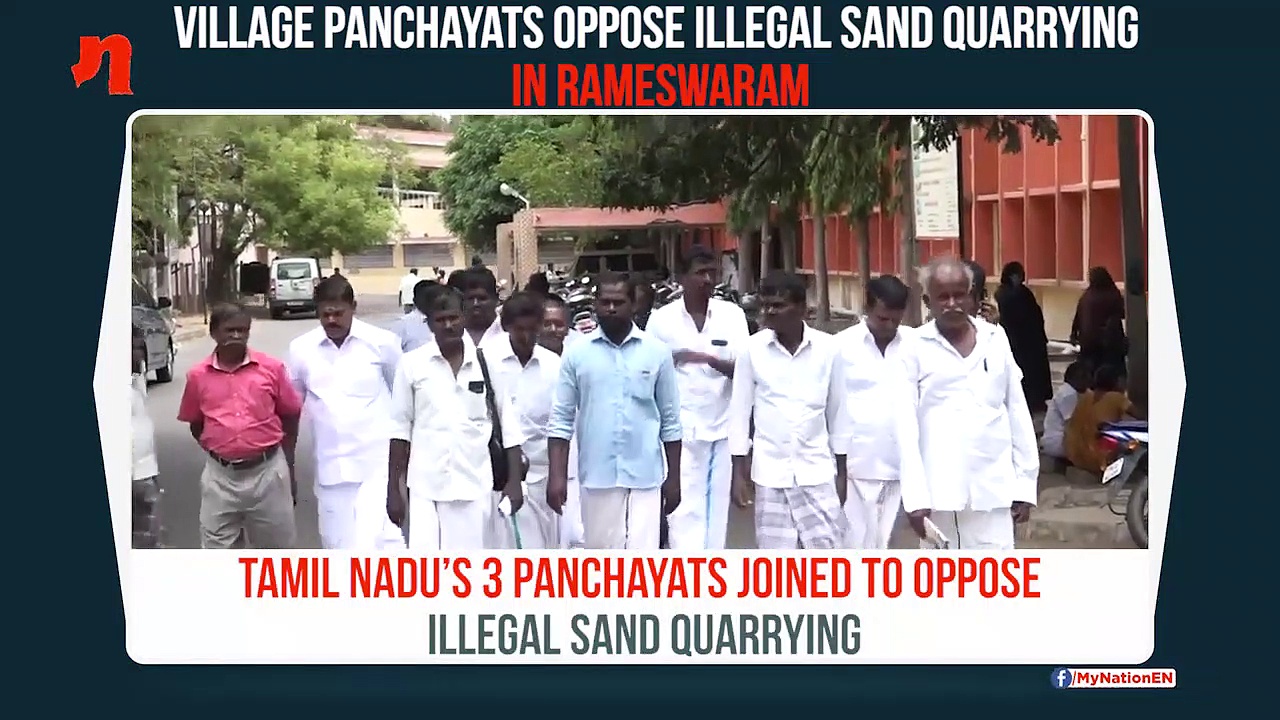 Tamil Nadu: 3 village panchayats oppose illegal sand mining in Rameswaram