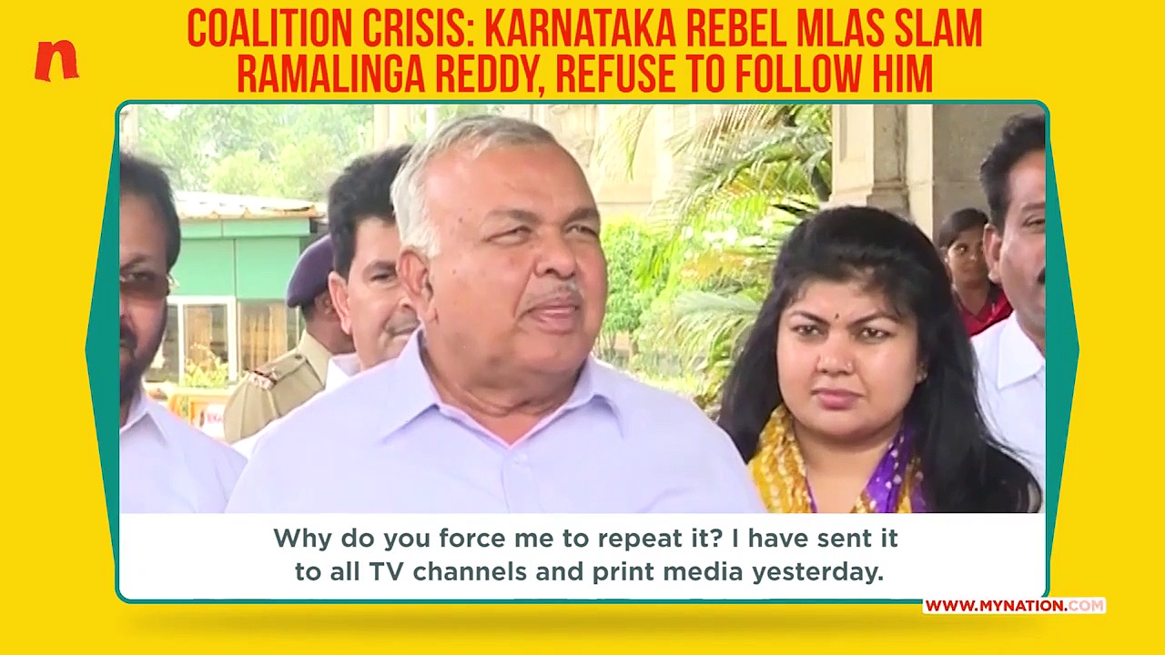 Ramalinga Reddy withdraws resignation; rebel leaders refuse to budge