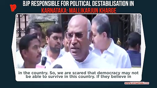 Karnataka MLAs’ resignation: Congress leader Mallikarjun Kharge blames BJP for destabilising govt