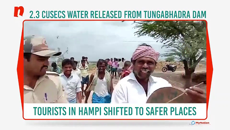 Karnataka floods: 2.3 cusecs of water from Tungabhadra released