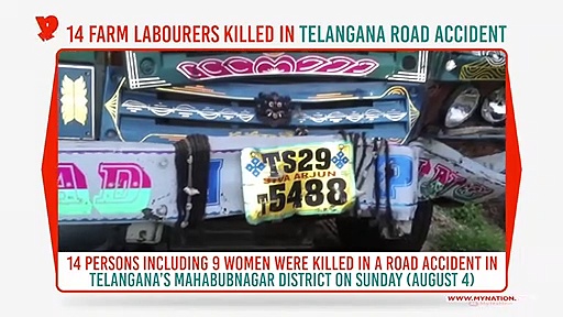 Telangana: 14 farm labourers killed in road accident in Mahabubnagar