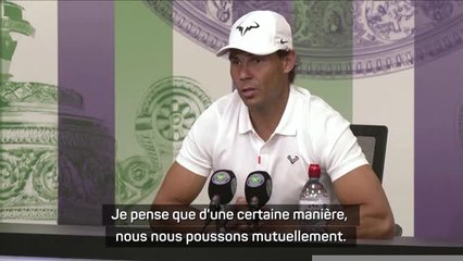 Wimbledon - Nadal en manque de sa rivalité avec Federer : "Ca aide à savoir quoi faire pour être meilleur"