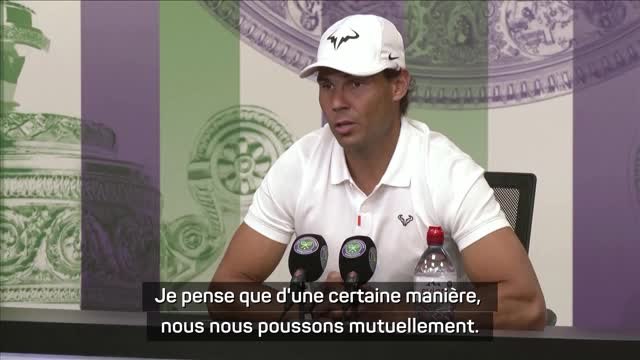Wimbledon - Nadal en manque de sa rivalité avec Federer : Ca aide à savoir quoi faire pour être meilleur