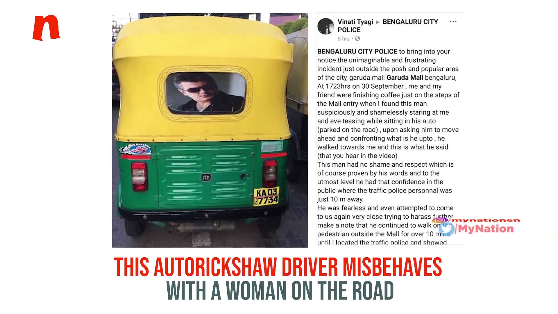Karnataka: Bengaluru autorickshaw driver puts city residents to shame (Video)