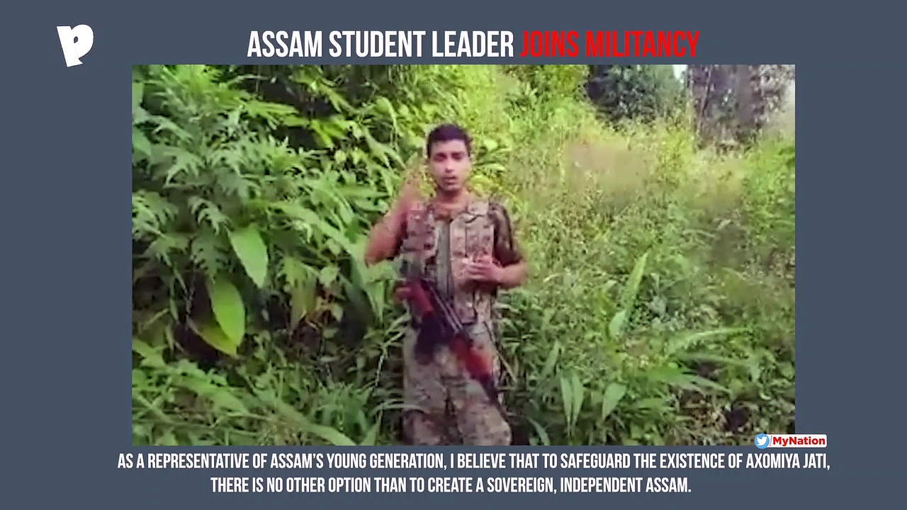 Assam: Missing student leader joins militant group, declares on Facebook (Video)