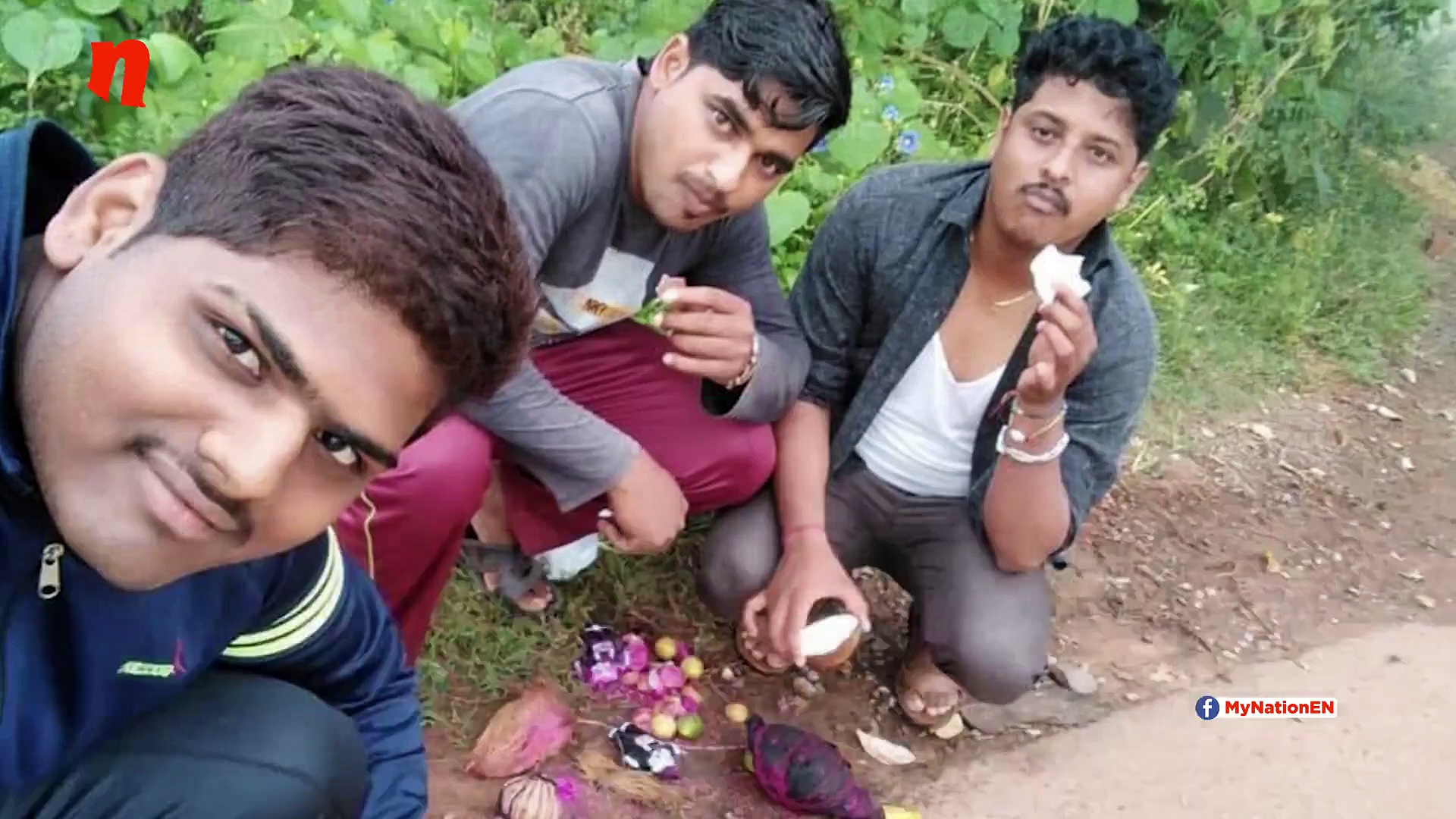Youth consume fruits lying on road to prove black magic is fake (Video)