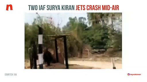 Aero India 2019: Two IAF Surya Kiran jets crash at rehearsals in Bengaluru