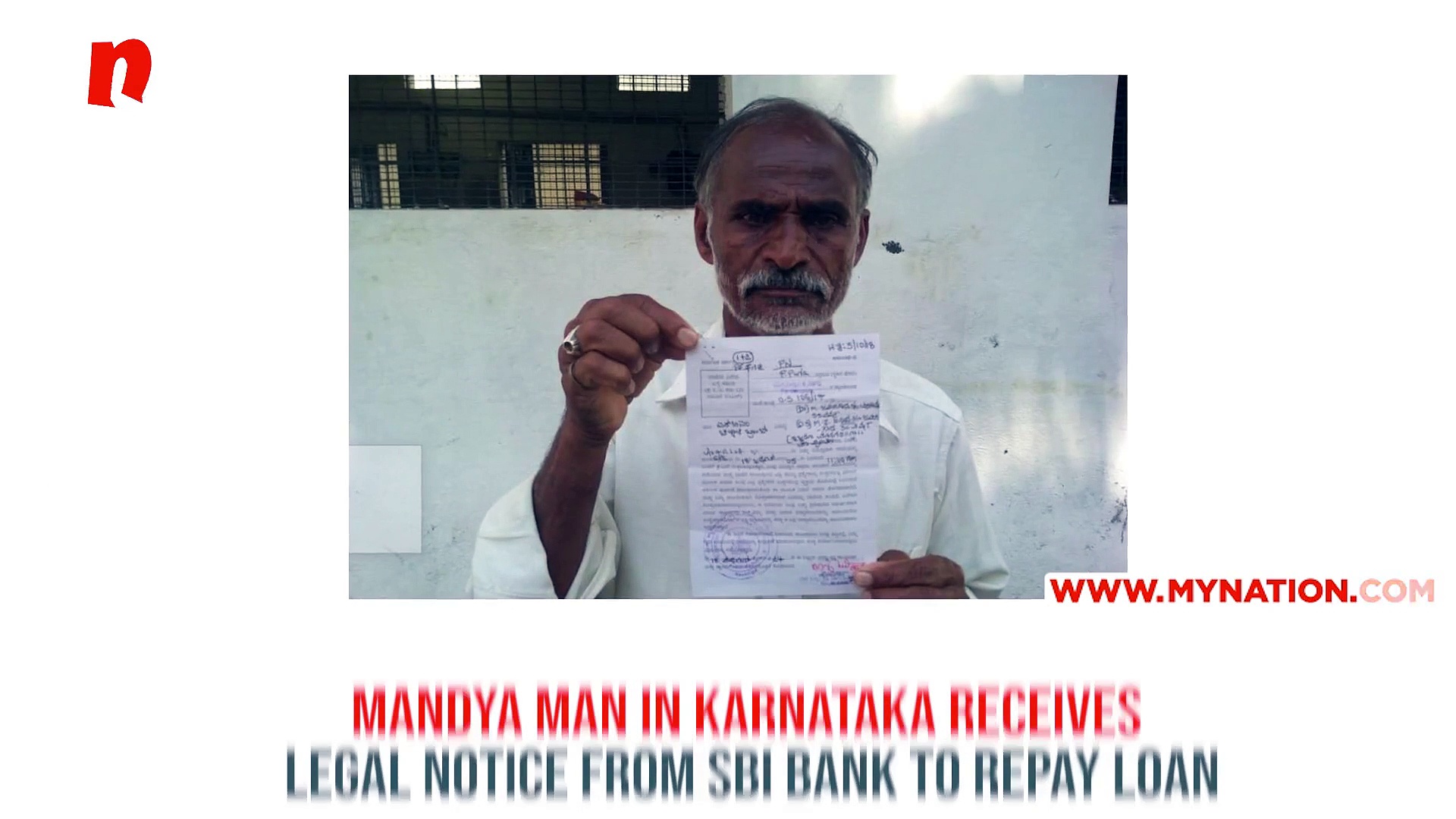 Karnataka: Court sends legal notice for farmer to repay loan; man chooses to commit suicide (Video)