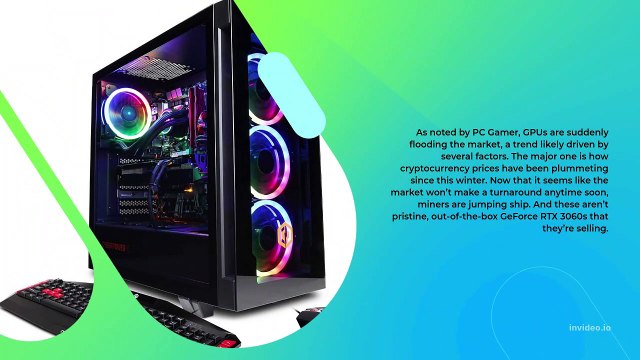 Crypto Miners Are Dumping Tons Of GPUs, So Maybe You Can Finally Get One