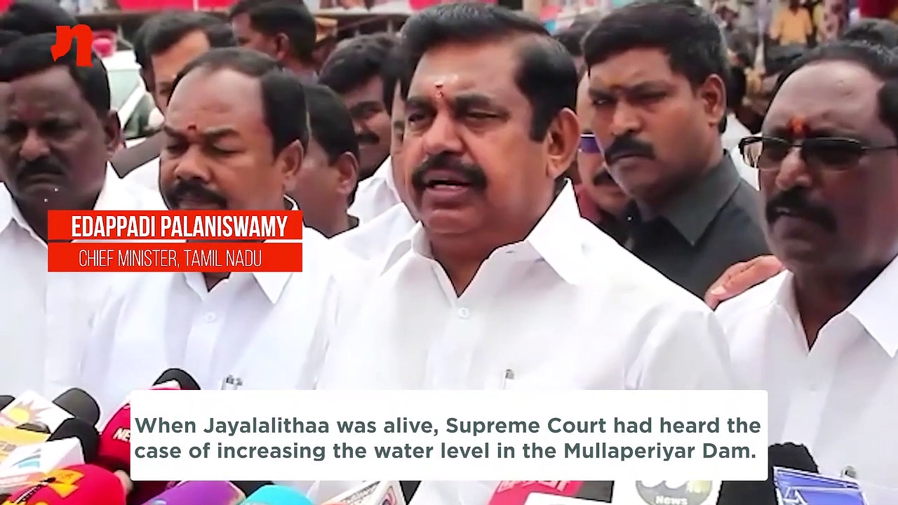 Kerala government spreading wrong information about Mullaperiyar Dam: Tamil Nadu Chief Minister K Palaniswamy (Video)