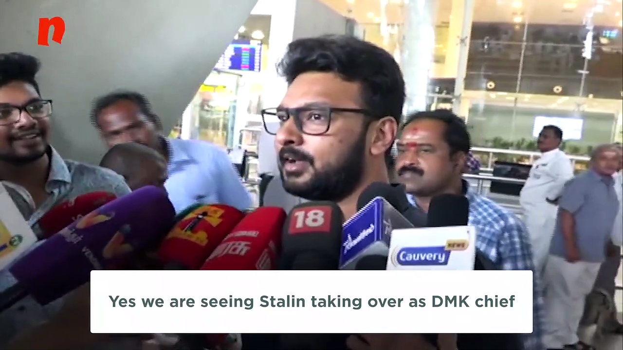 Tamil Nadu: 'We will not congratulate Stalin for taking over as DMK chief,' says Dhaya, Alagiri's son (Video)