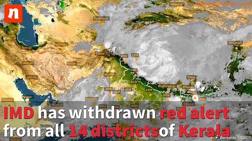Kerala floods: Red alert withdrawn from all districts (Video)