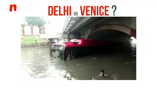 Can a couple of hours' rain turn National Capital Delhi into Venice? Watch it to believe it