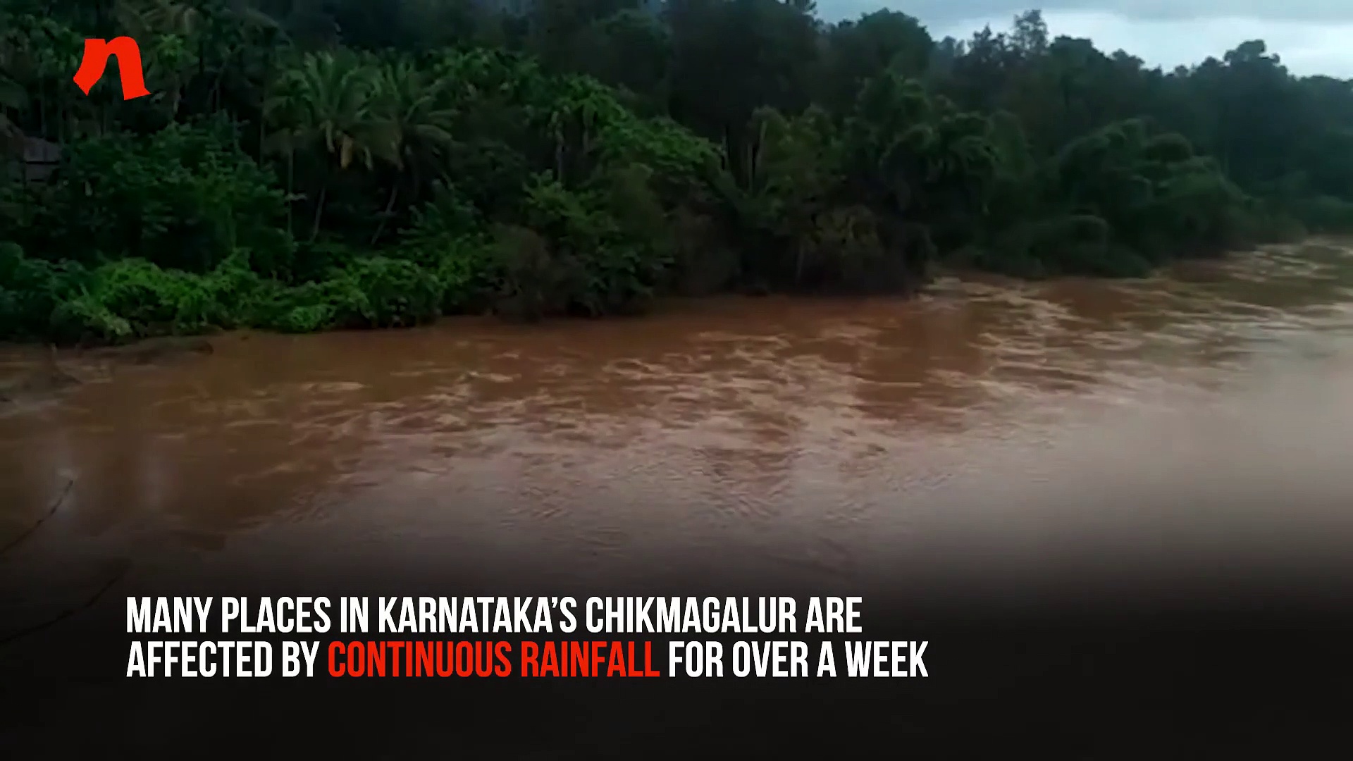 Karnataka: Heavy rains in Chikmagalur leave people stranded, schools shut