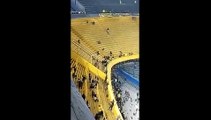 Los gestos racistas de un hincha que generó una sanción de Conmebol