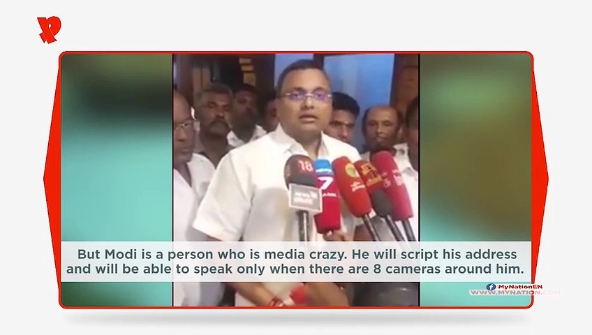 Karti believes Modi can't handle crowd of student; here's a reality check