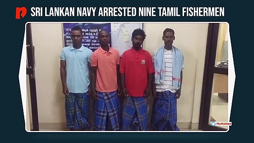 Sri Lankan Navy arrests nine Tamil Nadu fishermen