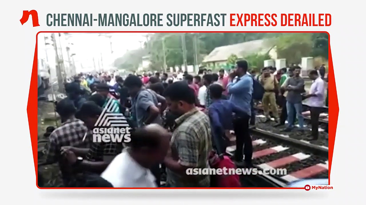 Chennai-Mangalore superfast express: Two coaches derail in Kerala
