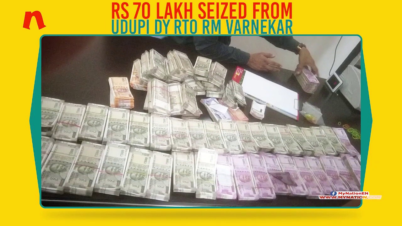 Rs 70 lakh seized from RTO officer’s residence in Mangaluru