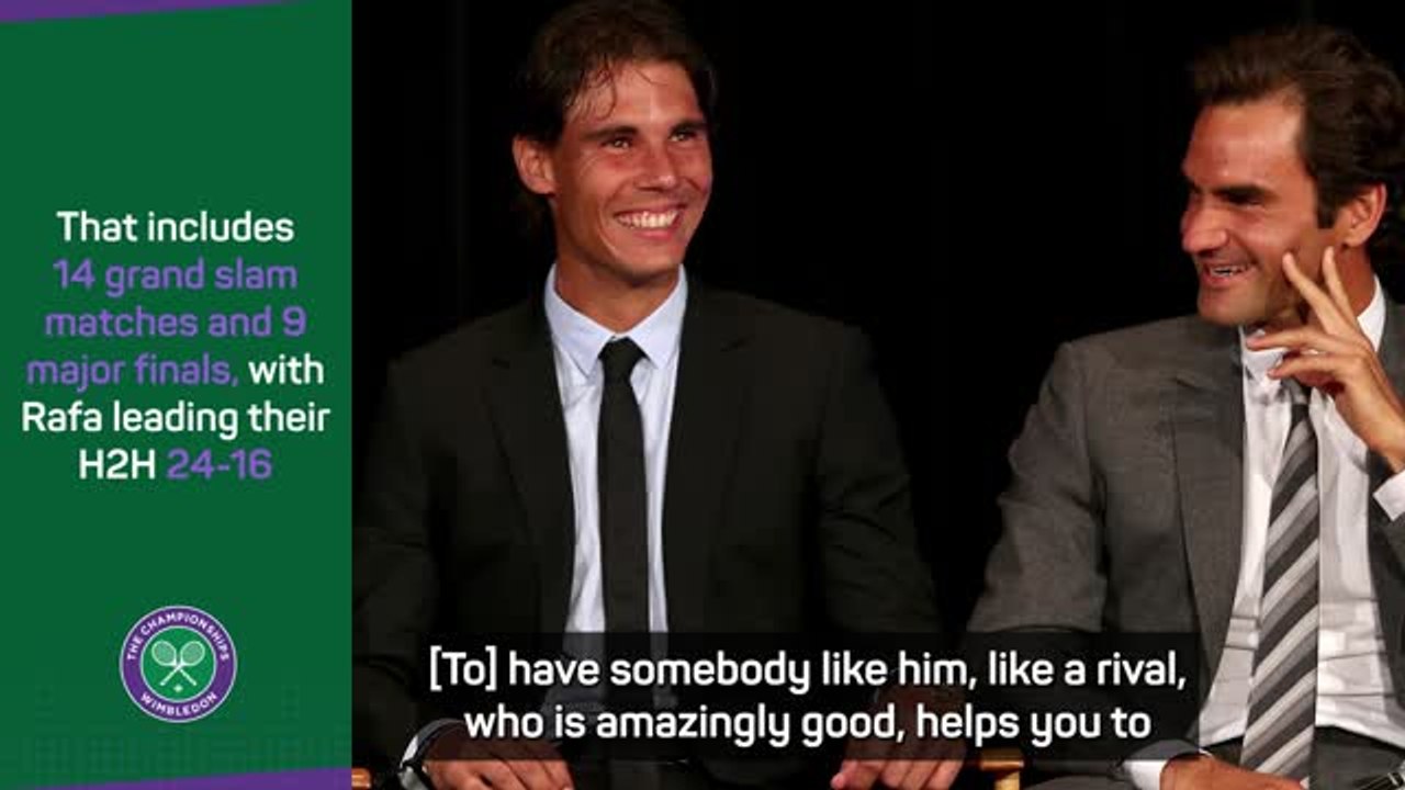Nadal celebrates Federer rivalry ahead of Wimbledon opener