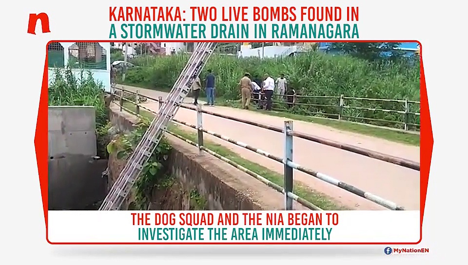 NIA finds two live bombs in stormwater drain in Karnataka