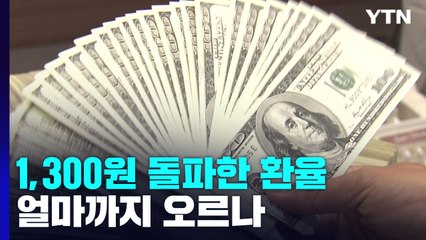 역대 네 번째 1,300원 돌파한 환율...얼마까지 오르나 / YTN