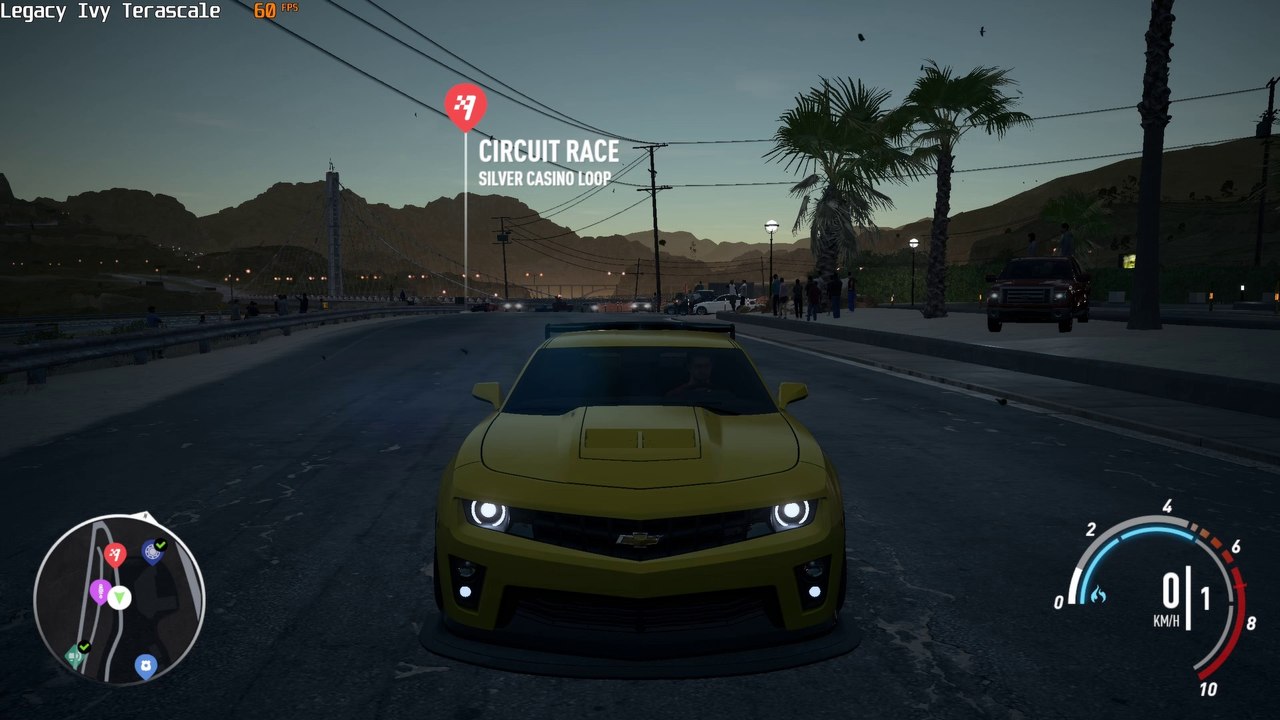 2к60 Chevrolet Camaro Z28 Silver Casino Loop Need for Speed Payback