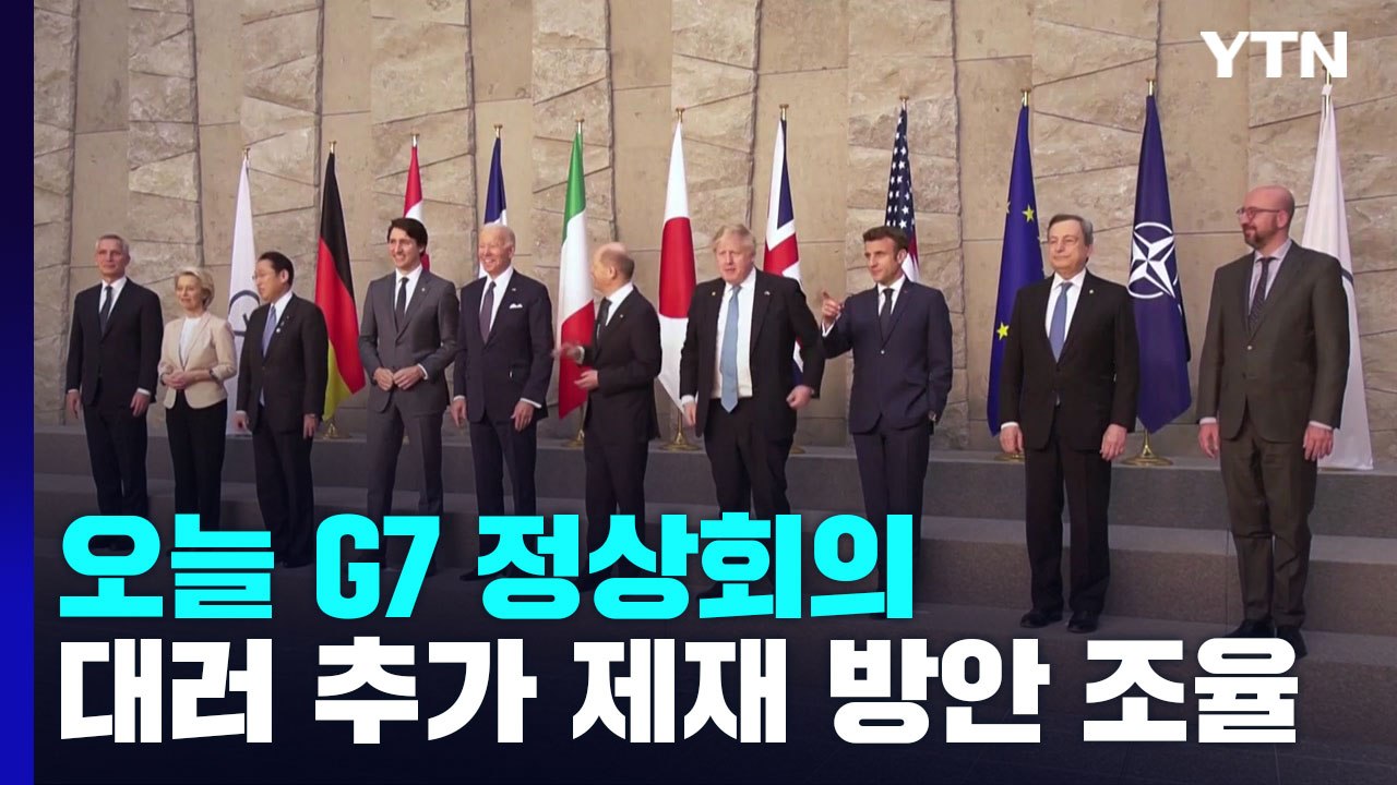 G7 정상, 오늘 독일 회동...대러 추가 제재 방안 조율 / YTN