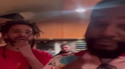 J. Cole hits the studio with Cam'ron and they say they have a major collaboration coming