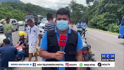 Una brutal colisión en la ca-5 a la altura de  El Balín deja una persona con graves lesiones