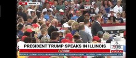President Trump holds rally in Mendon, Illinois June 25 2022