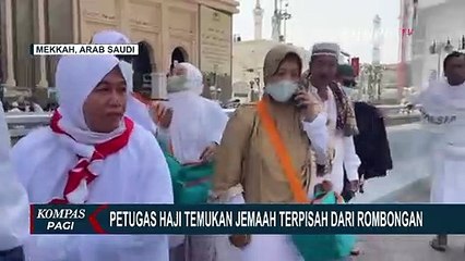 Petugas Haji Temukan Jemaah Terpisah dari Rombongan