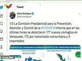 COVID-19 | Venezuela registró 172 casos comunitarios, 5 importados y 518.077 pacientes recuperados