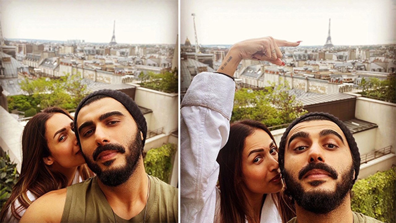 Malaika Arora Arjun Kapoor Paris Vacation में E...