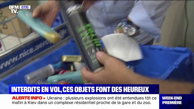 Interdits en vols, les objets confisqués dans les aéroports font des heureux