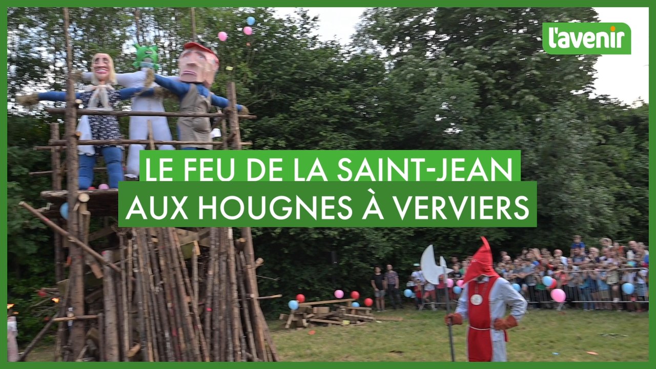 Le feu de la Saint-Jean aux Hougnes à Verviers