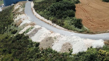 Yollar kaçak hafriyattan geçilmez hale geldi