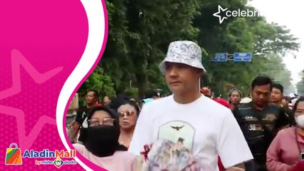 Gibran dan Ganjar Nikmati  Konser Gamelan di Car Free Day Solo