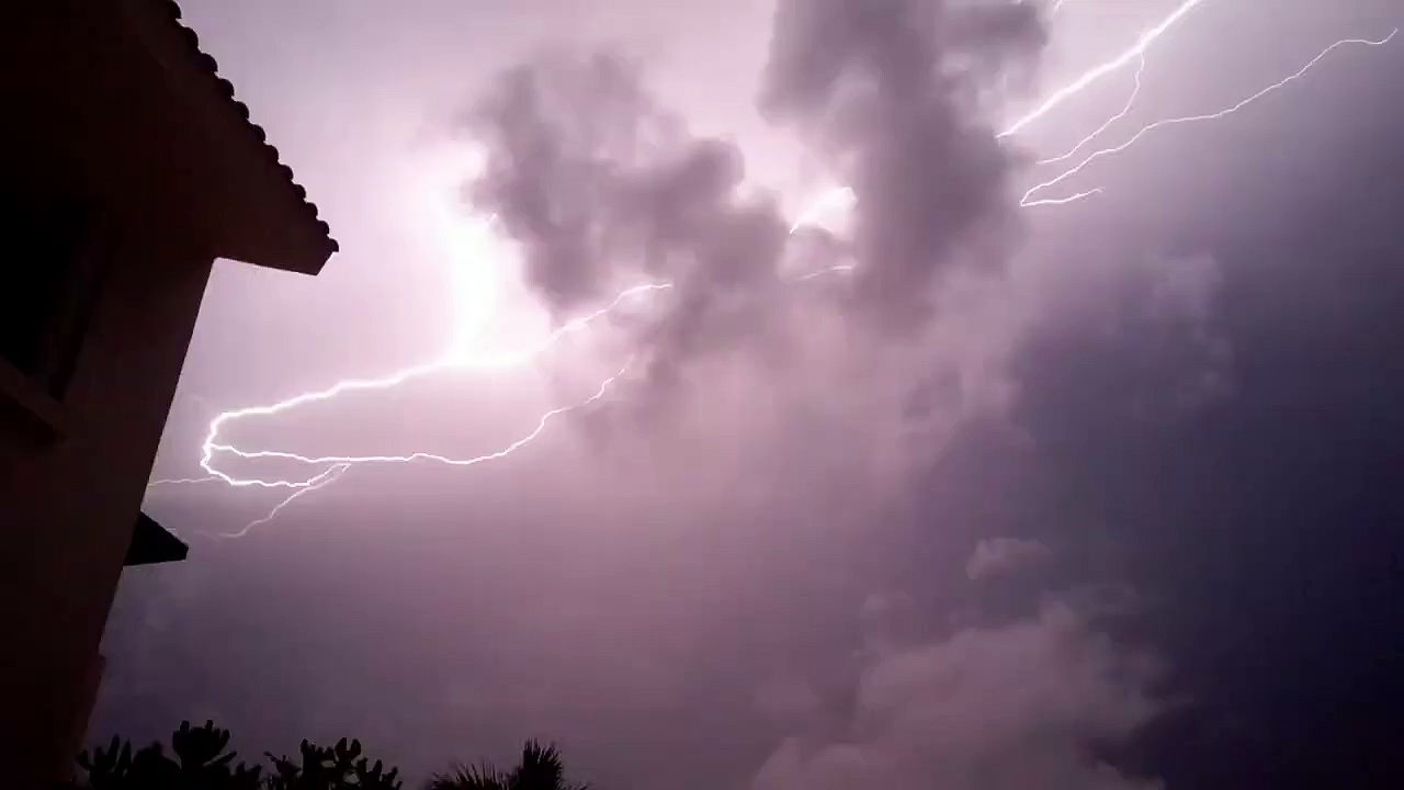 rain and thunder