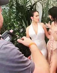 بيلا حديد وجورجينا رودريغز في جلسة تصوير