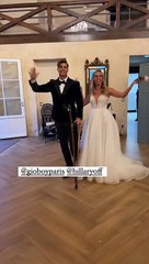 Images du mariage d'Hillary Vanderosieren et Giovanni Bonamy le 25 juin 2022, Instagram.