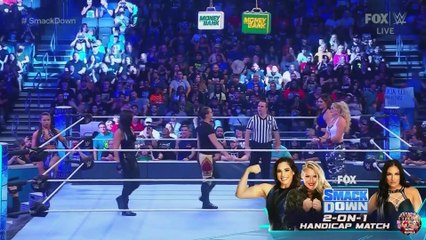 Sonya Deville vs. Lacey Evans & Raquel Rodriguez | 2-on-1 Handicap Match | Highlights