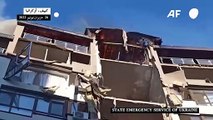ضربات روسية تستهدف مجمعا سكنيا في كييف