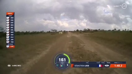 WRC KENYA 2022 SS12 Loeb 160km/h  Onboard and Moment