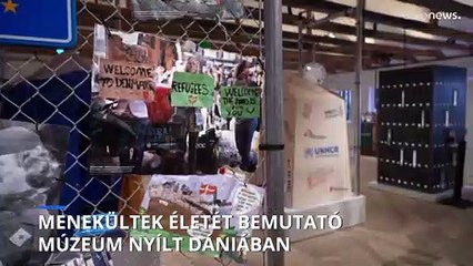 A menekültek életét bemutató tárlat nyílt Dániában