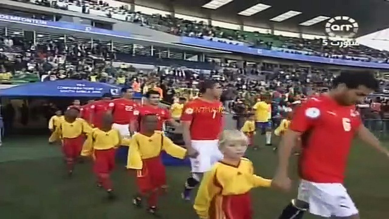 جنون عصام الشوالي_ البرازيل _ ومصر 4-3 كأس القا...