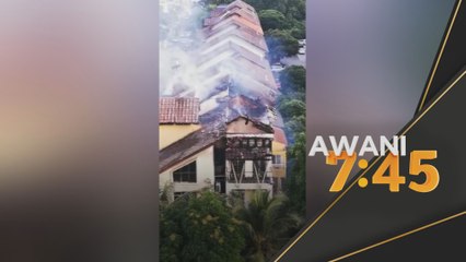 Kebakaran | Dua beranak rentung dalam kebakaran