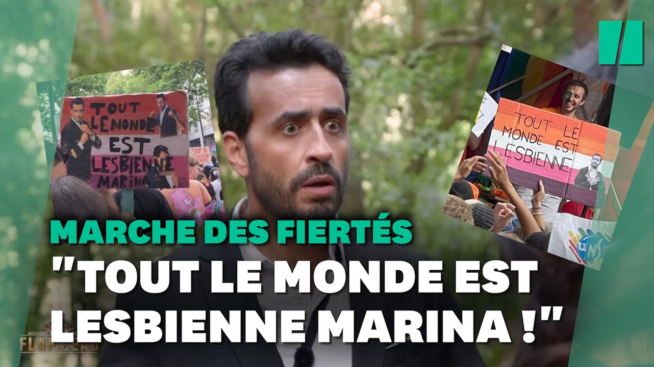 Marc du "Flambeau" était partout à la marche des Fiertés