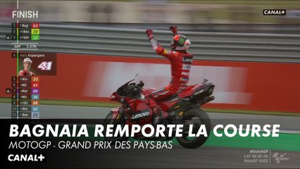 Bagnaia remporte la course - Grand Prix des Pays-Bas - MotoGP
